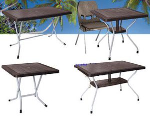 میز پلاستیکی حصیربافت