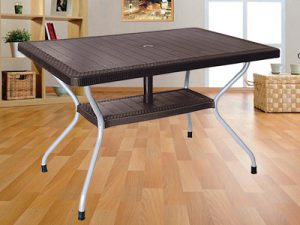 میز پلاستیکی حصیربافت